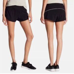 Z by Zella Black Reflective Running Shorts Women's Size L